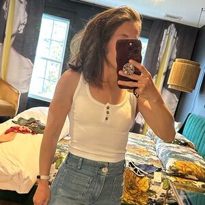 Forever 21 White Tank Top